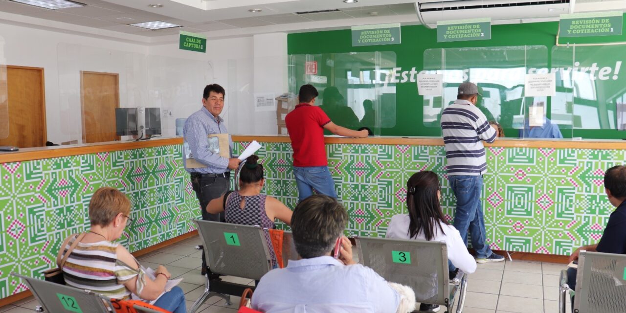 ATENDERÁN 30 RECAUDADORAS A LAS Y LOS POTOSINOS ESTE LUNES
