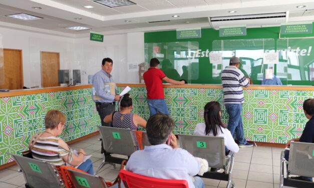 ATENDERÁN 30 RECAUDADORAS A LAS Y LOS POTOSINOS ESTE LUNES