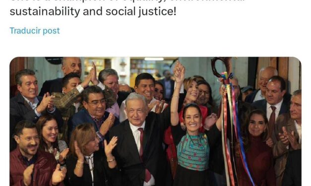 POLÍTICOS DEL MUNDO FELICITAN A SHEINBAUM POR GANAR ELECCIÓN INTERNA DE LA 4T