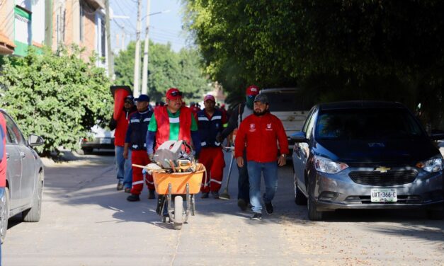 CON TRABAJOS EN PLAZAS, JARDINES Y CAMELLONES, EL AYUNTAMIENTO MEJORA LA IMAGEN DE LA CAPITAL