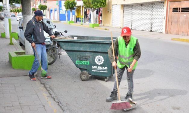 ASEO PÚBLICO DE SOLEDAD GARANTIZA ACCIONES DE LIMPIEZA Y RECOLECCIÓN DE DESECHOS, EN FIN DE AÑO