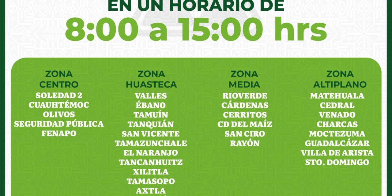 OFICINAS RECAUDADORAS BRINDARÁN SERVICIO ESTE 12 DE DICIEMBRE