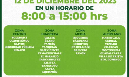 OFICINAS RECAUDADORAS BRINDARÁN SERVICIO ESTE 12 DE DICIEMBRE