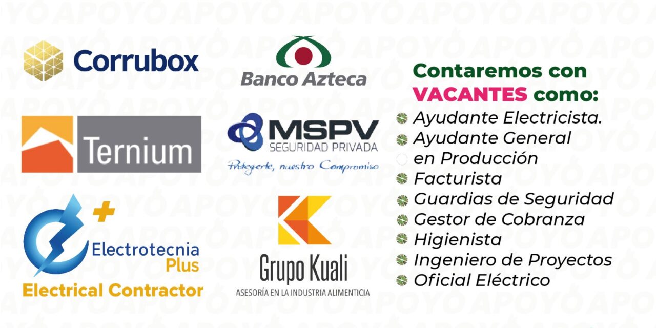 GOBIERNO REALIZARÁ JORNADA DE EMPLEO EN APOYO A POTOSINAS