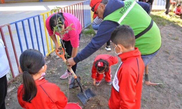 ECOLOGÍA MUNICIPAL DE SOLEDAD REINICIA ACCIONES DE REFORESTACIÓN EN ESCUELAS