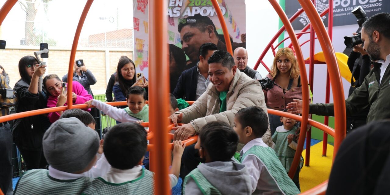 RICARDO GALLARDO LLEVA MÁS APOYO EN OBRAS A SOLEDAD POR 15 MDP