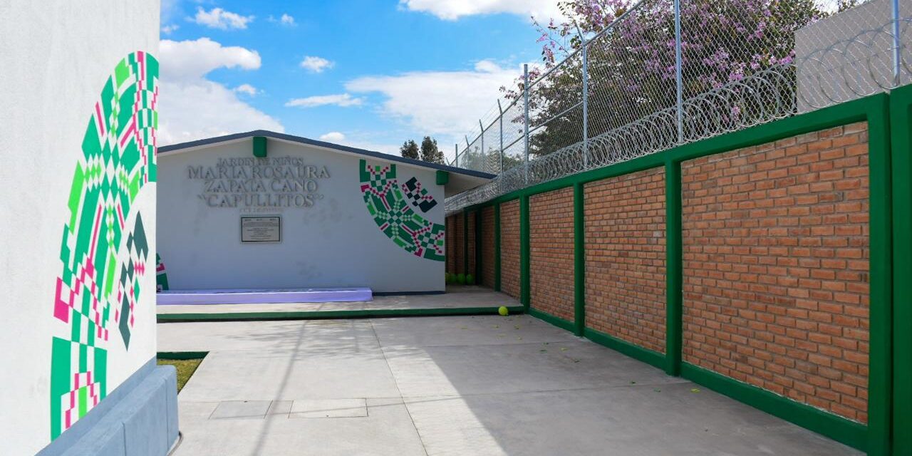 EN SOLEDAD, MADRES DE FAMILIA Y TRABAJADORAS DESTACAN BENEFICIOS CON NUEVO Y EQUIPADO JARDÍN DE NIÑOS