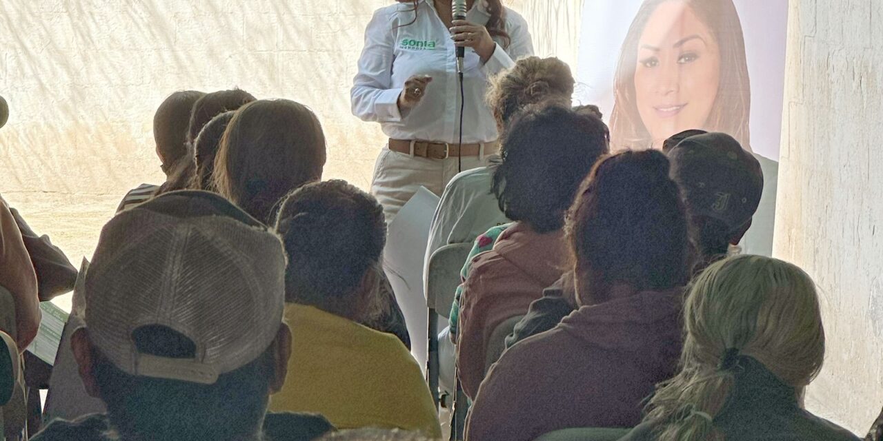 EL ÚNICO CAMINO PARA SACAR A SAN LUIS POTOSÍ DEL ATRASO, ES CON UNIDAD Y UN PROYECTO INCLUYENTE: SONIA MENDOZA