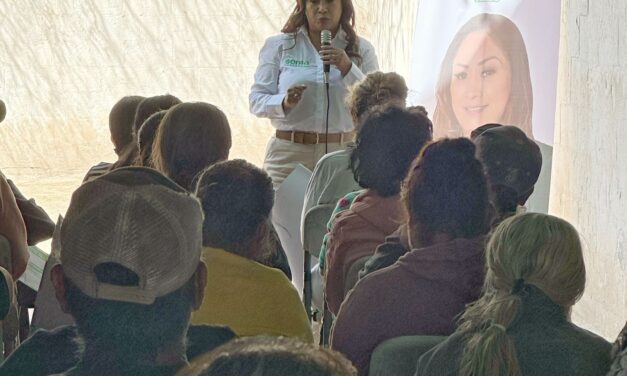 EL ÚNICO CAMINO PARA SACAR A SAN LUIS POTOSÍ DEL ATRASO, ES CON UNIDAD Y UN PROYECTO INCLUYENTE: SONIA MENDOZA