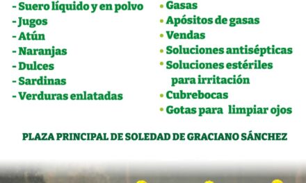 SOLEDAD DE G. S. MANTIENE COLECTA DE VÍVERES PARA BRIGADISTAS CONTRA INCENDIOS EN EL ESTADO