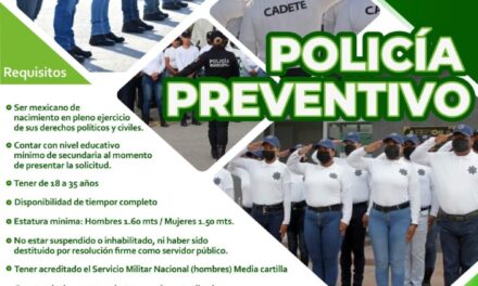 SE FORTALECE CONVOCATORIA PARA RECLUTAMIENTO DE NUEVOS POLICÍAS EN SOLEDAD DE G. S.