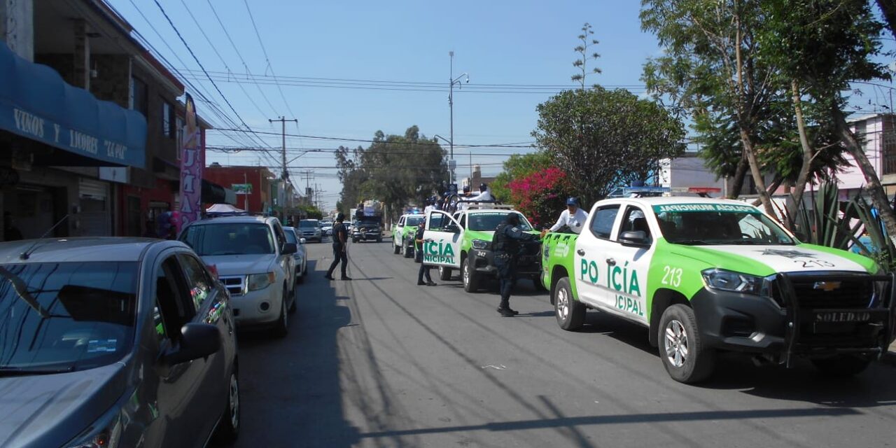 SEGURIDAD PÚBLICA DE SOLEDAD INICIA OPERATIVOS DE PREVENCIÓN ITINERANTES EN TODO EL MUNICIPIO