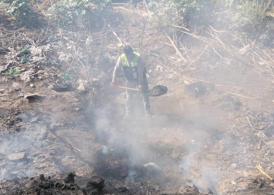 GOBIERNO DE SOLEDAD EXHORTA TOMAR MEDIDAS PREVENTIVAS Y EVITAR INCENDIOS EN BALDÍOS