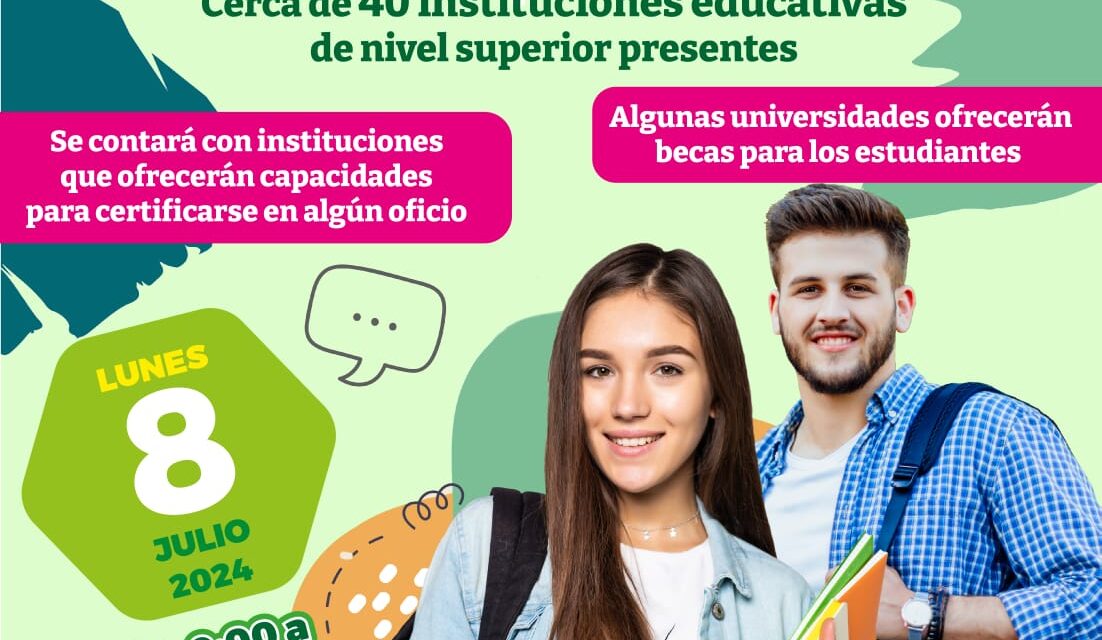 BECAS Y DESCUENTOS EN INSCRIPCIONES DE HASTA EL 50% EN FERIA DE UNIVERSIDADES, EN SOLEDAD DE G. S.