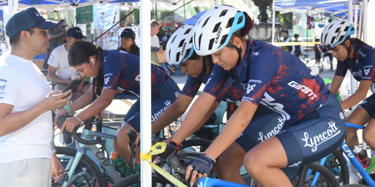 CON GRAN RESISTENCIA Y ENTUSIASMO, SOLEDAD DE GRACIANO SÁNCHEZ ALBERGÓ PRIMERA ETAPA DE “JUNIOR BIKE”