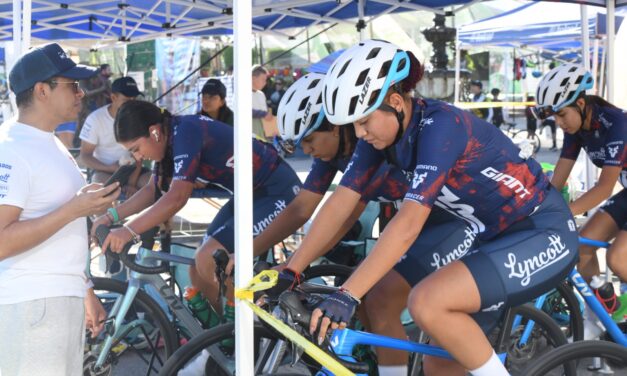 CON GRAN RESISTENCIA Y ENTUSIASMO, SOLEDAD DE GRACIANO SÁNCHEZ ALBERGÓ PRIMERA ETAPA DE “JUNIOR BIKE”