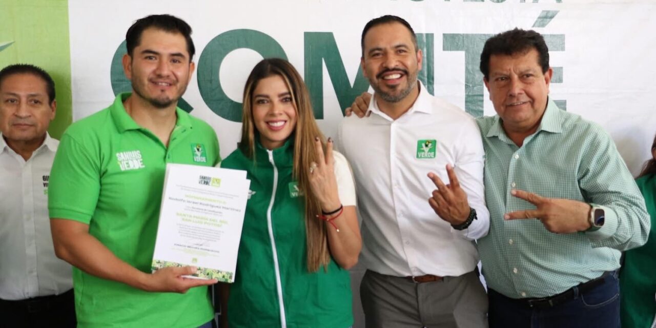 RODOLFO ISRAEL RODRÍGUEZ MARTÍNEZ ASUME LA TITULARIDAD DEL COMITÉ MUNICIPAL DEL PARTIDO VERDE EN SANTA MARÍA DEL RÍO